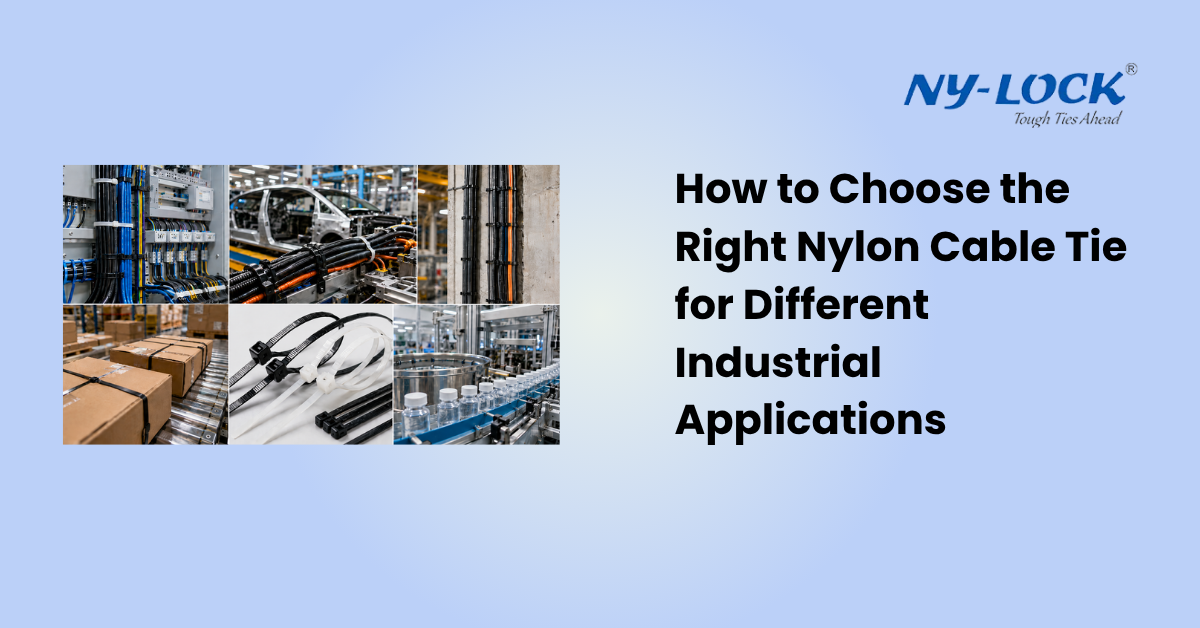 How to Choose the Right Nylon Cable Tie for Different Industrial Applications